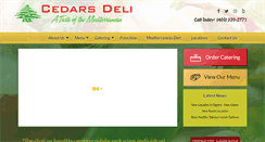Desktop Screenshot of cedarsdeli.com